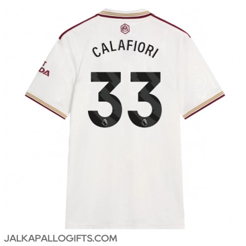 Arsenal Riccardo Calafiori #33 Kolmaspaita 2025-26 Lyhythihainen